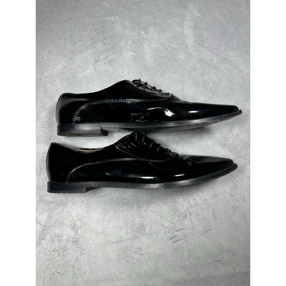 AGL Patent Leather Oxford Flats Woman’s Size 39 - Picture 2 of 8